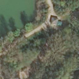 Sand Volleyball Court — aerial view