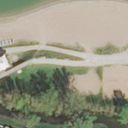 Sand Volleyball Court — aerial view