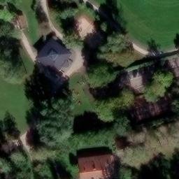 Sand Volleyball Court — aerial view