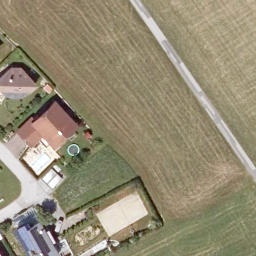 Sand Volleyball Court — aerial view