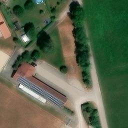 Sand Volleyball Court — aerial view