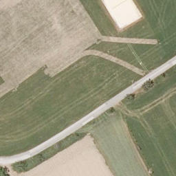 Sand Volleyball Court — aerial view