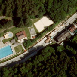 Sand Volleyball Court — aerial view