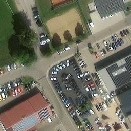 Sand Volleyball Court, Wilhelmsdorf — aerial view