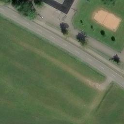 Sand Volleyball Court — aerial view