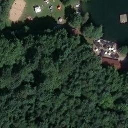 Sand Volleyball Court — aerial view