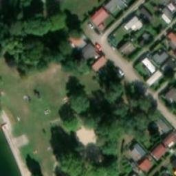 Sand Volleyball Court — aerial view