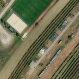 Sand Volleyball Court — aerial view