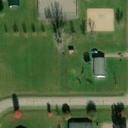 Oklee Beach Volleyball Court #1 — aerial view