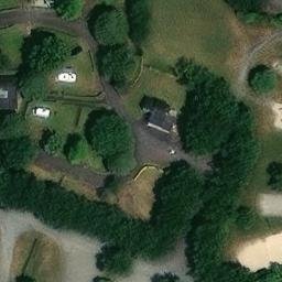 Sand Volleyball Court — aerial view