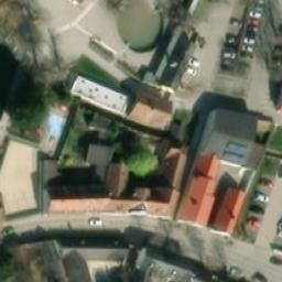 Sand Volleyball Court — aerial view