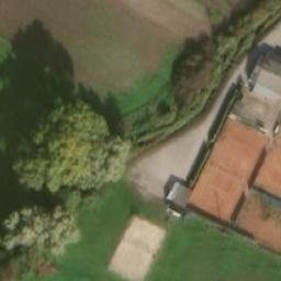 Sand Volleyball Court — aerial view