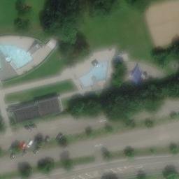 Sand Volleyball Court in Leutkirch im Allgäu, BW — aerial view