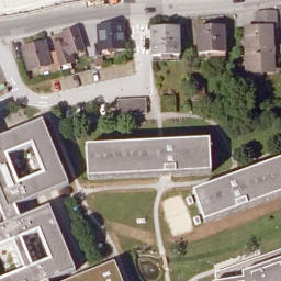 Beachvolleyball-Platz am TechnoZ — aerial view