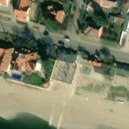 Sand Volleyball Court — aerial view