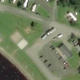Tower Beach Volleyball Court — aerial view
