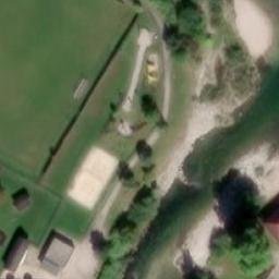 Sand Volleyball Court — aerial view
