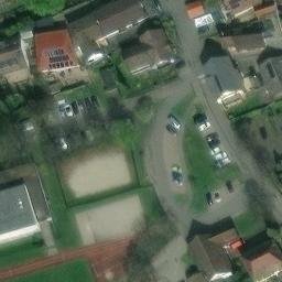 Sand Volleyball Court — aerial view