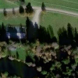 Sand Volleyball Court — aerial view