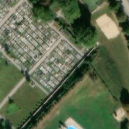 Sand Volleyball Court — aerial view