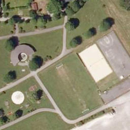 Beach Volleyball Platz — aerial view