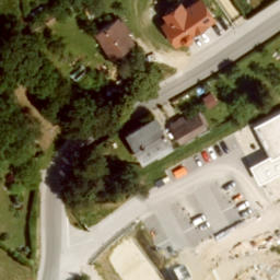 Sand Volleyball Court — aerial view