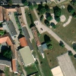 Sand Volleyball Court — aerial view
