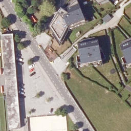 Sand Volleyball Court — aerial view