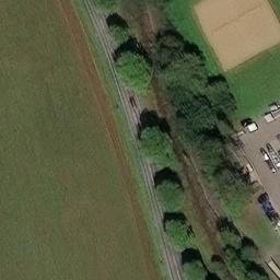 Sand Volleyball Court — aerial view