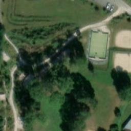 Sand Volleyball Court — aerial view