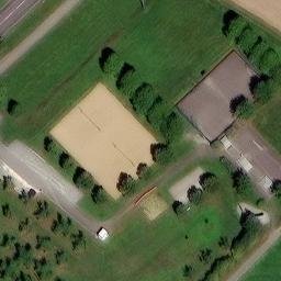 Sand Volleyball Court — aerial view