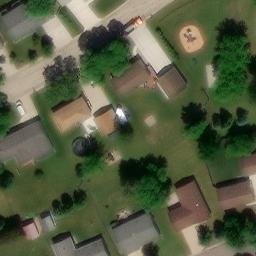 Crookston Beach Volleyball Court #3 — aerial view