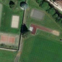 Sand Volleyball Court — aerial view