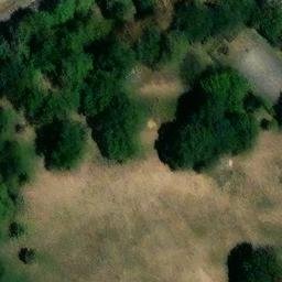 Grass Volleyball Court — aerial view