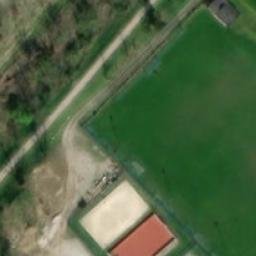 Sand Volleyball Court — aerial view