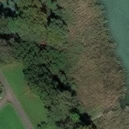 Sand Volleyball Court — aerial view