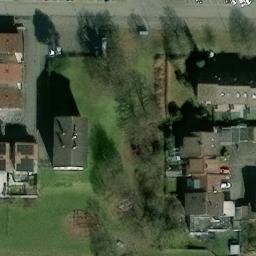 Grass Volleyball Court — aerial view
