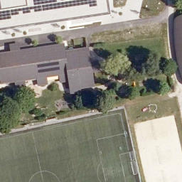 Volleyball Court — aerial view