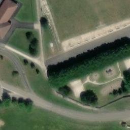 Volleyball Court near Franchevelle — aerial view