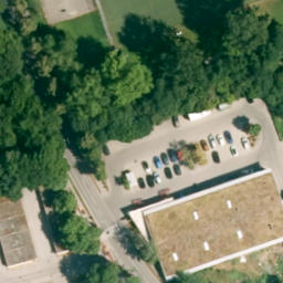 Volleyball Court — aerial view
