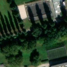 Sand Volleyball Court — aerial view
