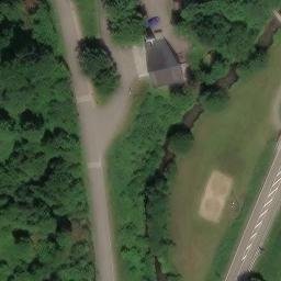 Sand Volleyball Court — aerial view