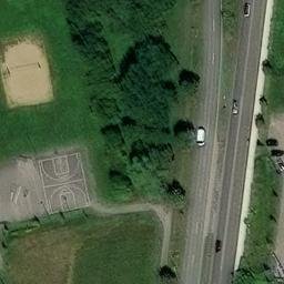 Sand Volleyball Court — aerial view