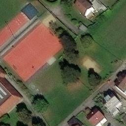Sand Volleyball Court — aerial view