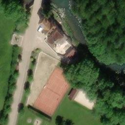Grass Volleyball Court — aerial view