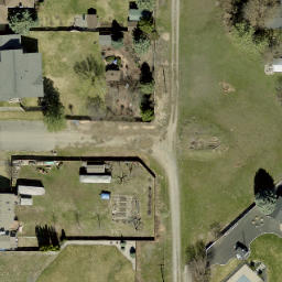 Spokane Beach Volleyball Court #3 — aerial view
