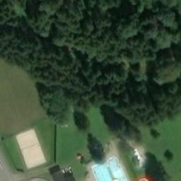 Sand Volleyball Court — aerial view