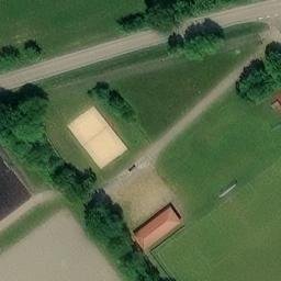 Sand Volleyball Court — aerial view