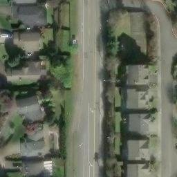 Kirkland Beach Volleyball Court #5 — aerial view