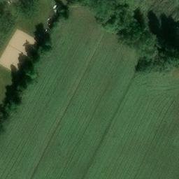 Sand Volleyball Court — aerial view